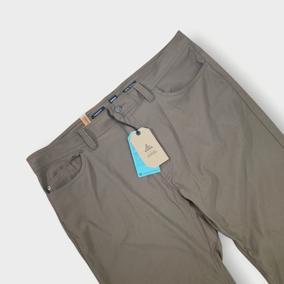 Prana Other - NEW Prana Brion Pants Straight Leg Men's 40x32 Standard Beige Nylon Stretch